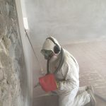 Aero pulitura di parete di appartamento con pietra a vista 04