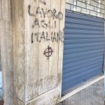 Rimozione Graffiti su travertino 02